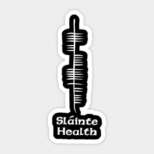 Ogham Slainte Sticker